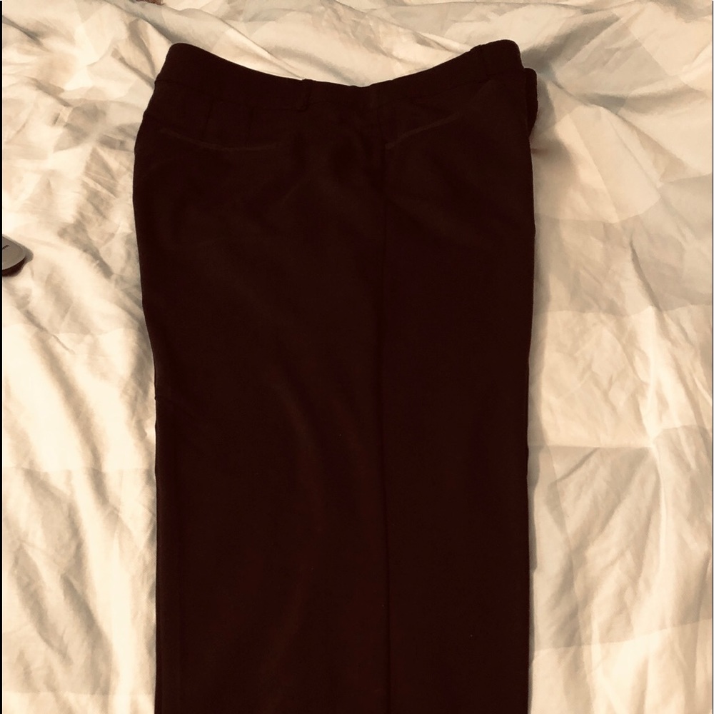 LB black cropped dress slacks , size 20